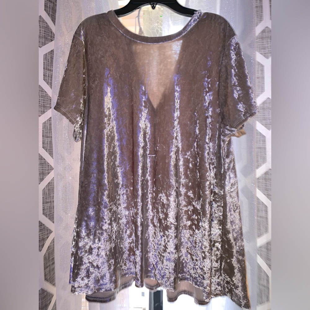 Boutique brand Velour top XL